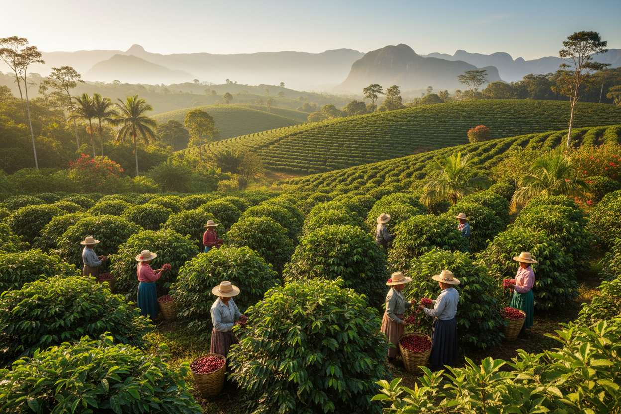 brazil coffee plantation