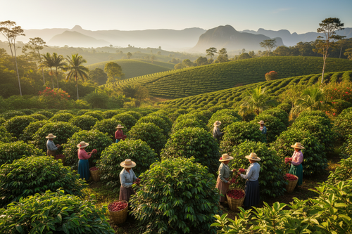brazil coffee plantation